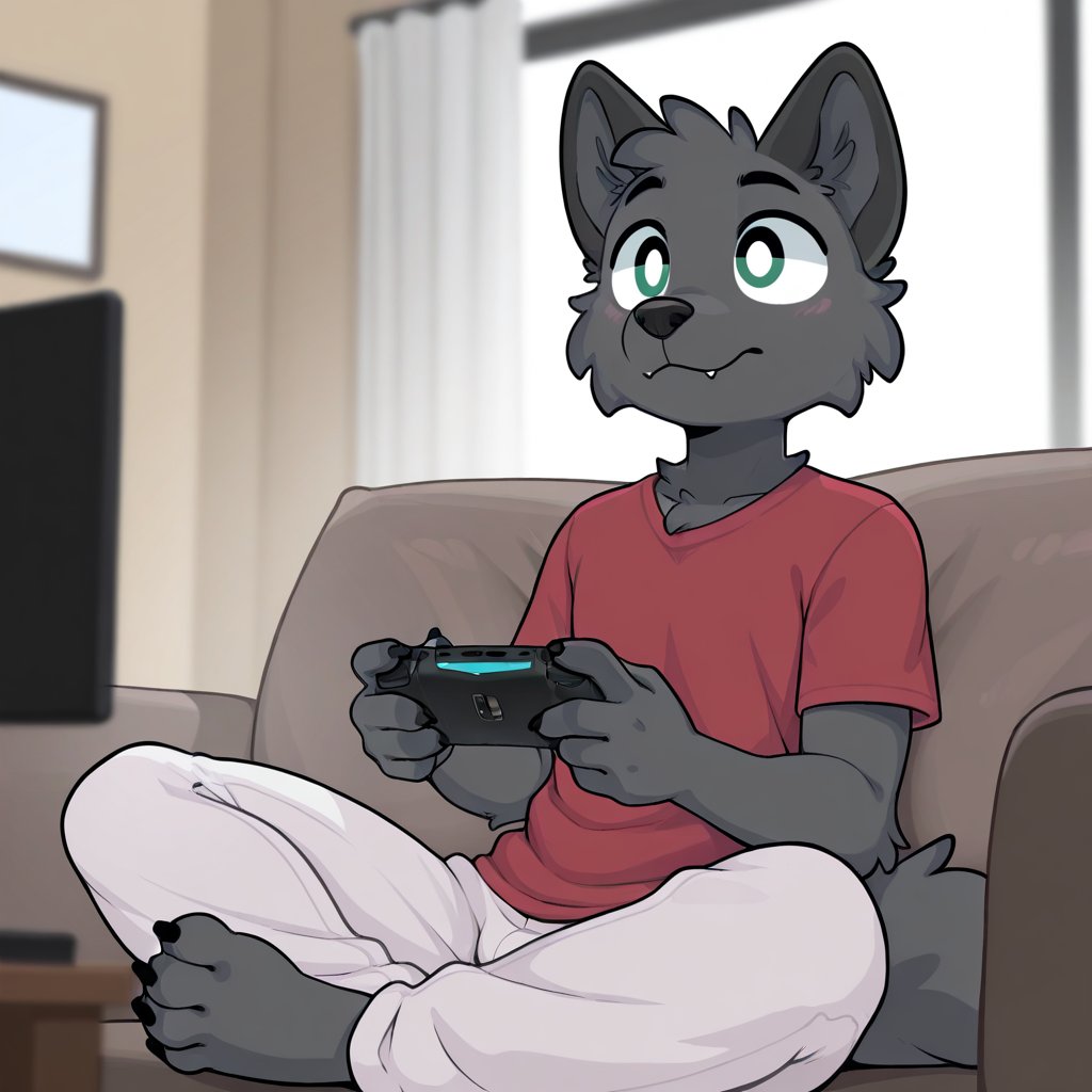 male,  solo,  anthro by Nifaro on Tensor.Art