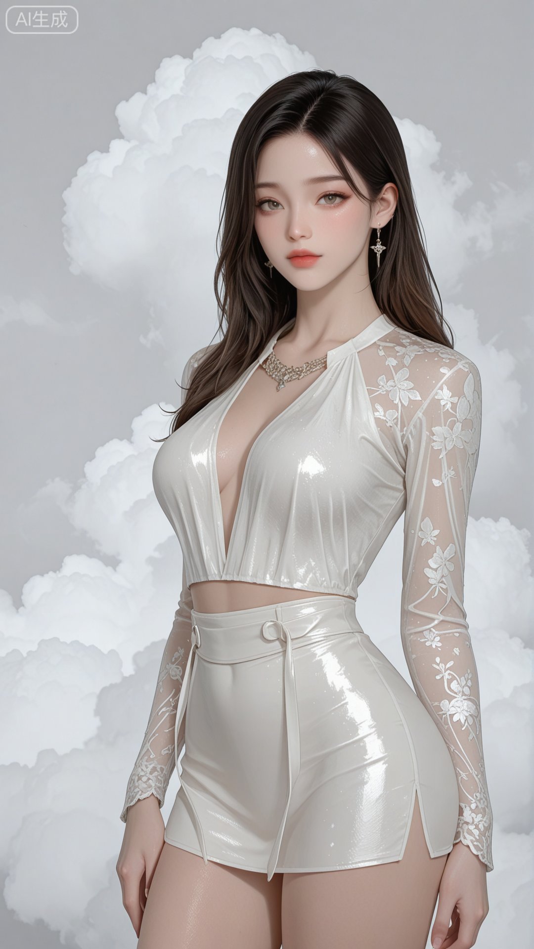 LL clothes,  solo,  exquisite skin by 月恋-❀ on Tensor.Art