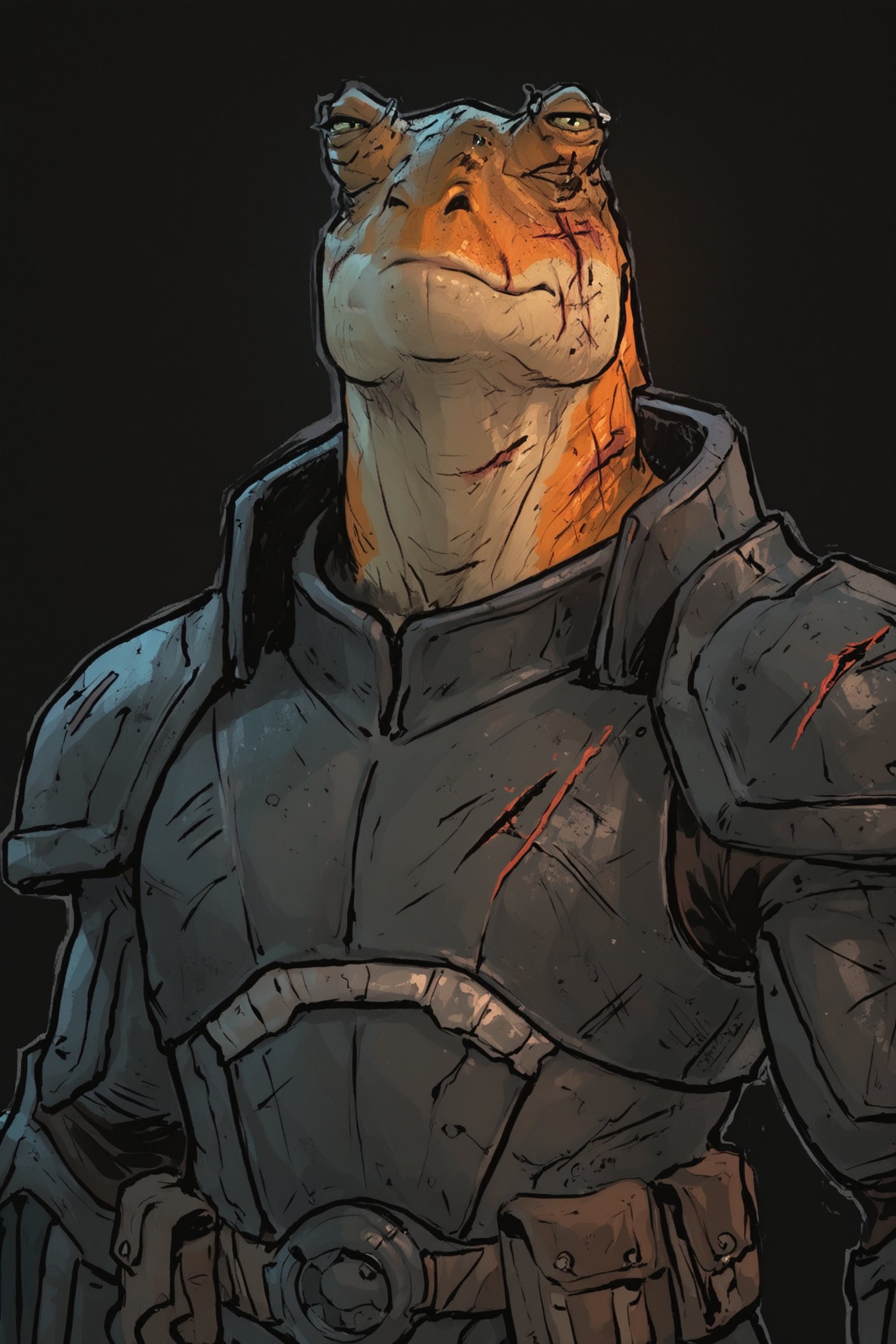 (masterpiece,  bold outlines,  cel shading by Handa on Tensor.Art