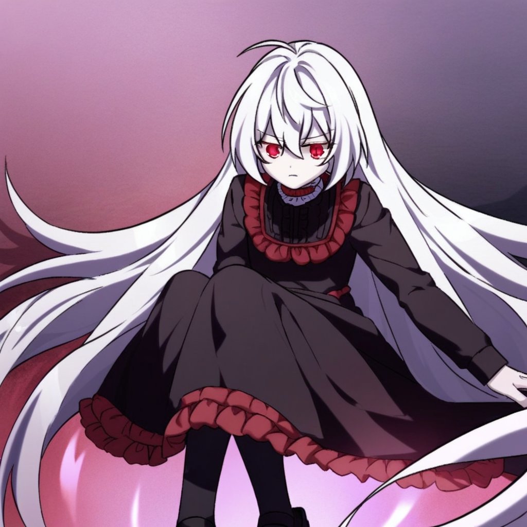 very long hair,  white hair,  ahoge by Noah007 on Tensor.Art