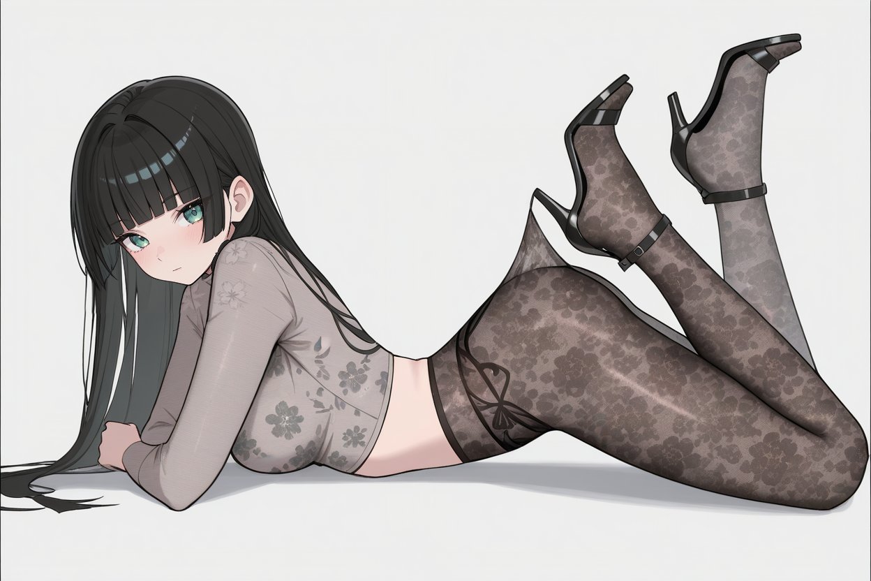 p4ntyho0ked,  1girl,  black pantyhose by Mexes on Tensor.Art