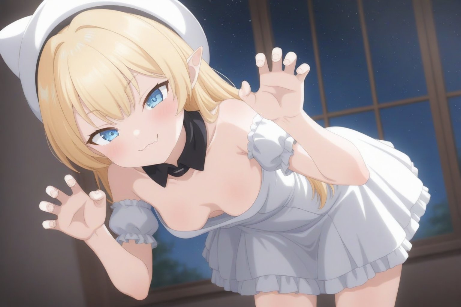 1girl,  blonde hair,  pointy ears by 云兮 on Tensor.Art