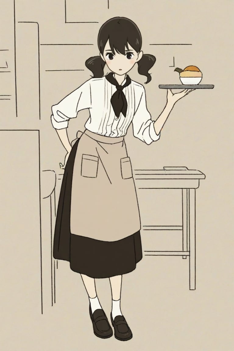 yoko_hinageshi,  yoko_waitress,  nectie by daretoku-2 on Tensor.Art