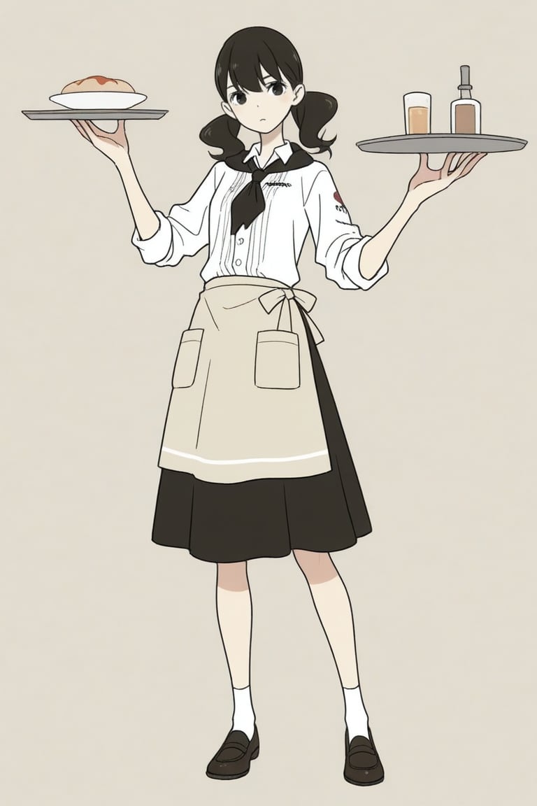 yoko_hinageshi,  yoko_waitress,  nectie by daretoku-2 on Tensor.Art