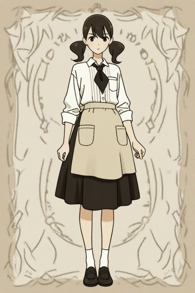 yoko_hinageshi,  yoko_waitress,  nectie by daretoku-2 on Tensor.Art