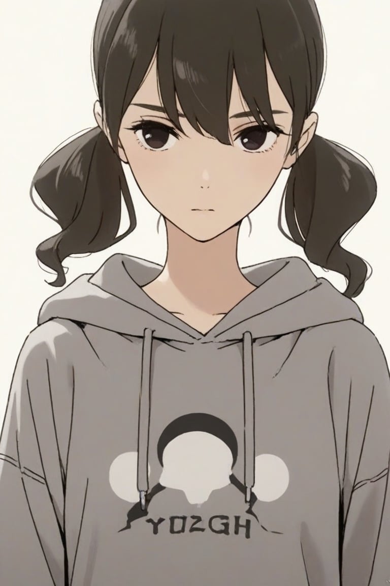 yoko_hinageshi,  yoko_hoodie,  grey hoodie by daretoku-2 on Tensor.Art