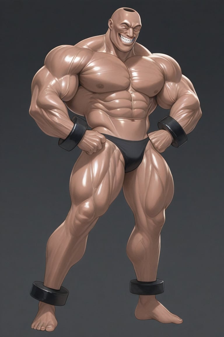 adon_samson,  hyper_muscular_male,  flexing grin by daretoku-2 on Tensor.Art