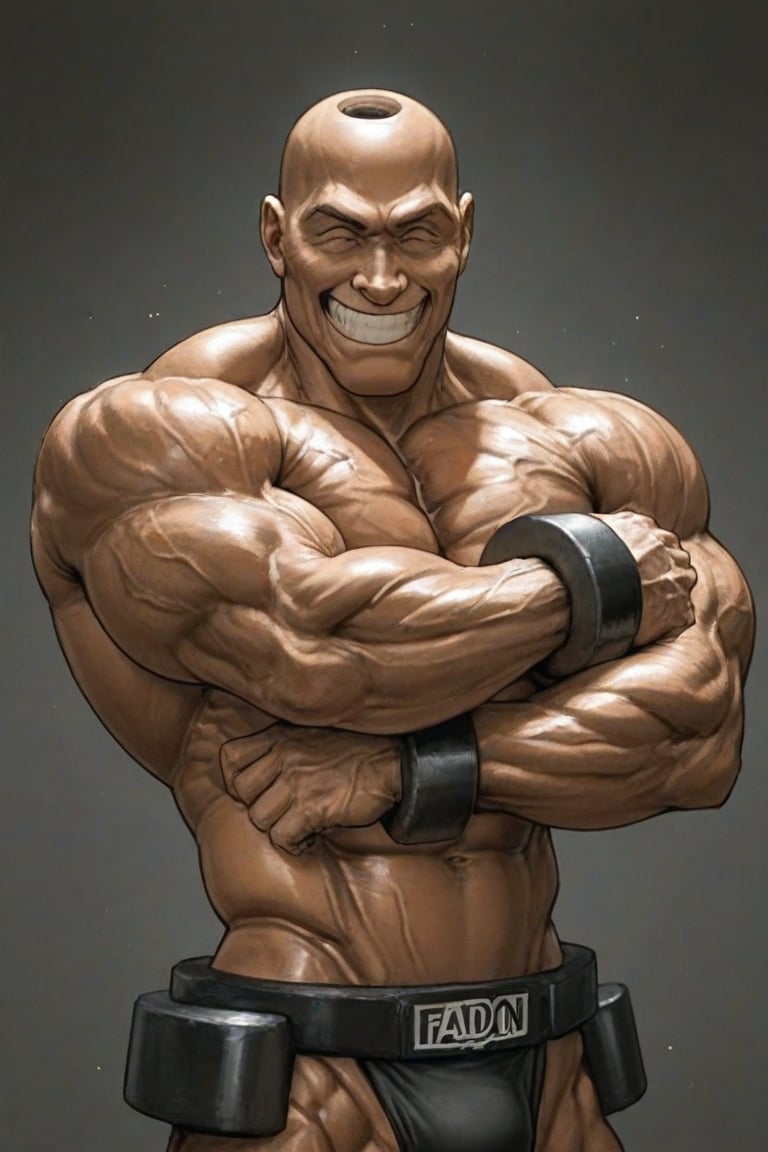 adon_samson,  fair skin,  hyper_muscular_male by daretoku-2 on Tensor.Art