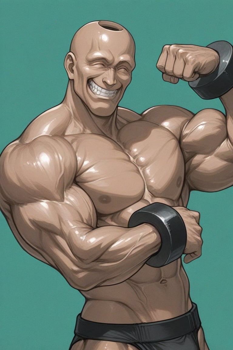 adon_samson,  fair skin,  hyper_muscular_male by daretoku-2 on Tensor.Art