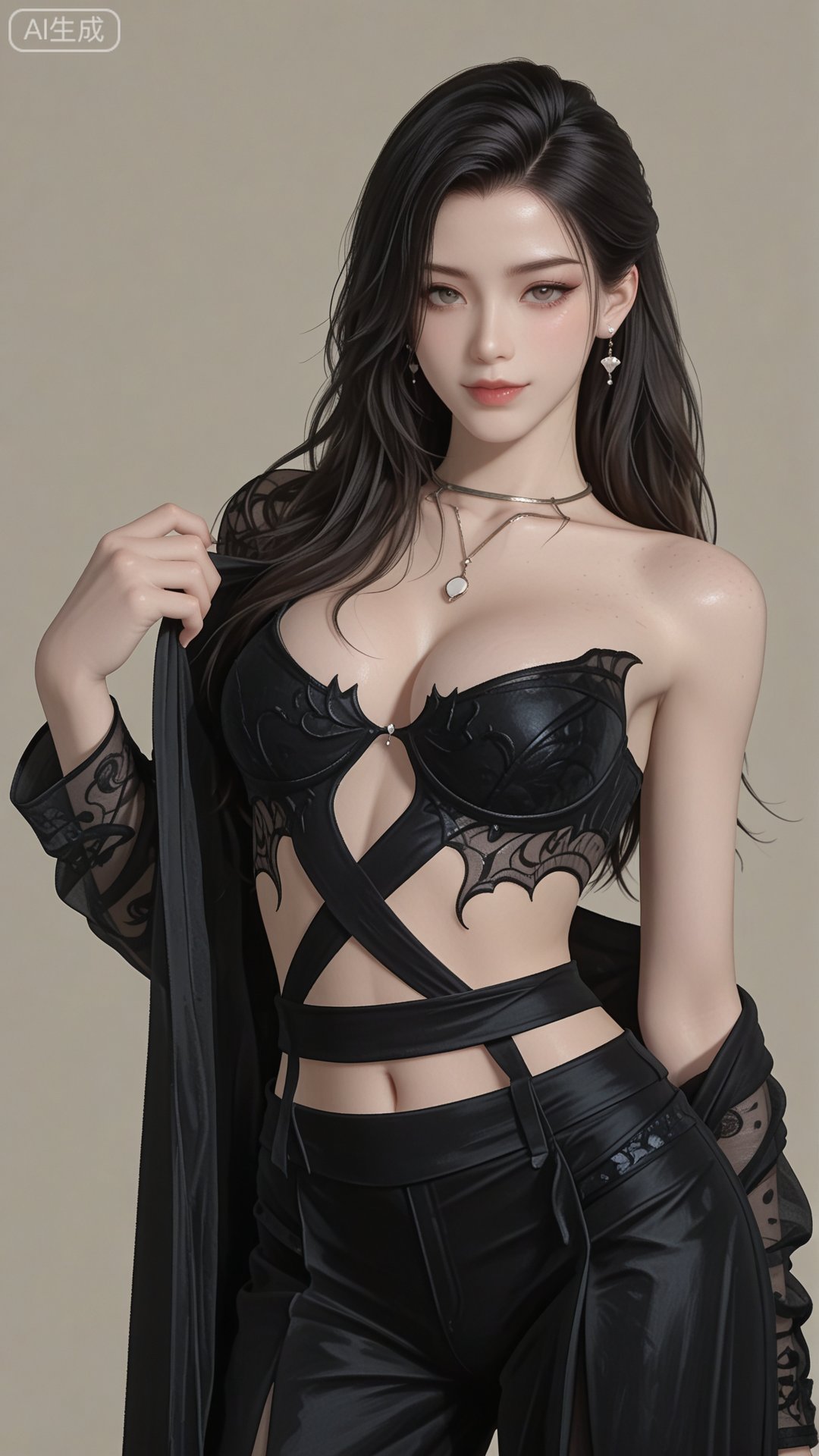 MZ clothes,  undressing,  solo by 月恋-❀ on Tensor.Art