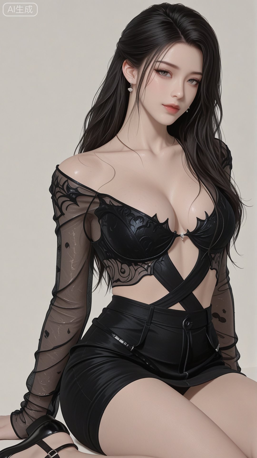MZ clothes,  undressed,  solo by 月恋-❀ on Tensor.Art