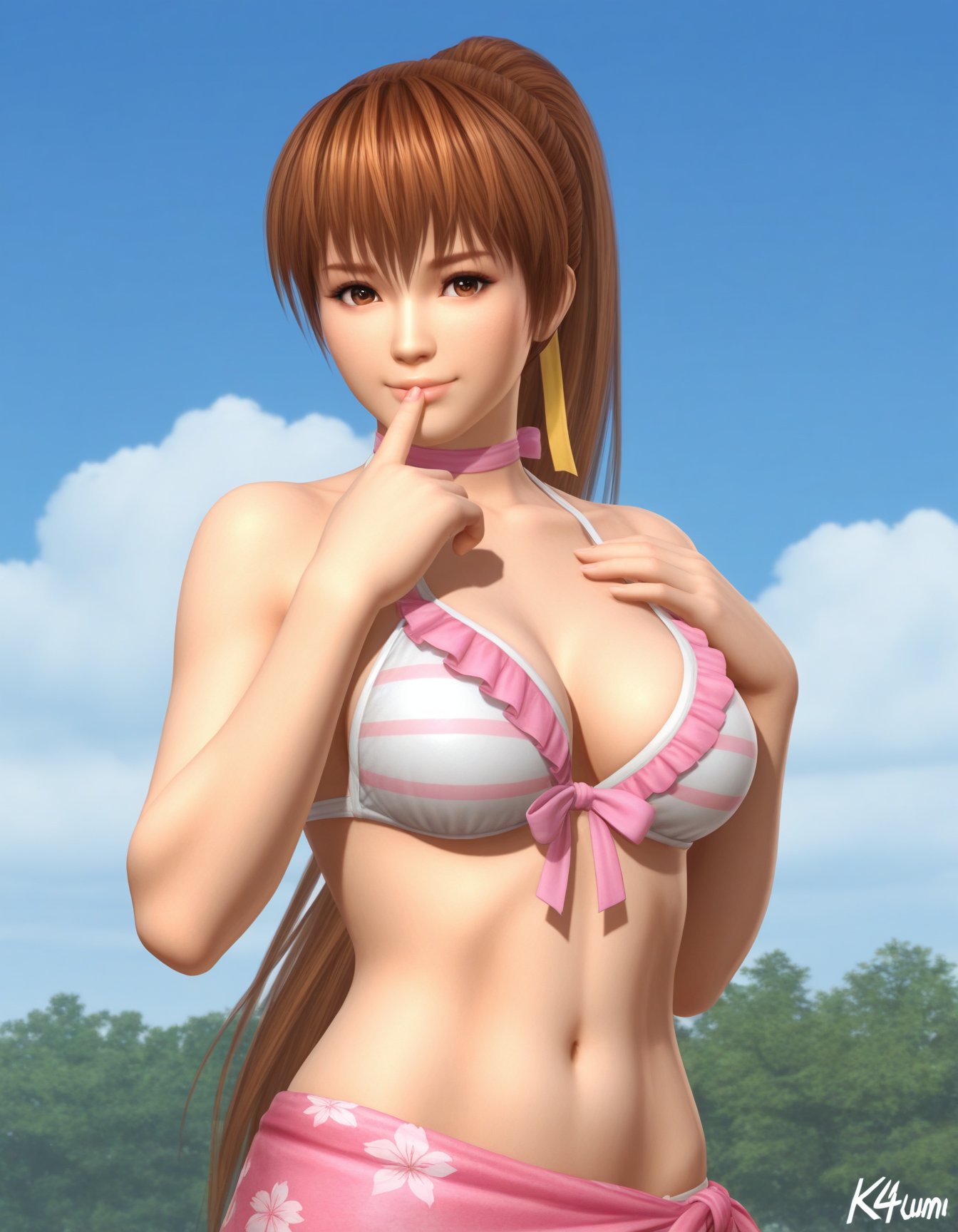 K4SUM1_DOA,  ribbon,  ponytail by daniel20019 on Tensor.Art