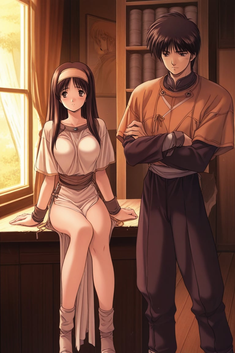 1girl,  1boy,  hataike by daretoku-2 on Tensor.Art
