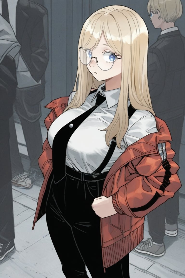 michiru_shiogama,  tall girl,  blonde hair by daretoku-2 on Tensor.Art