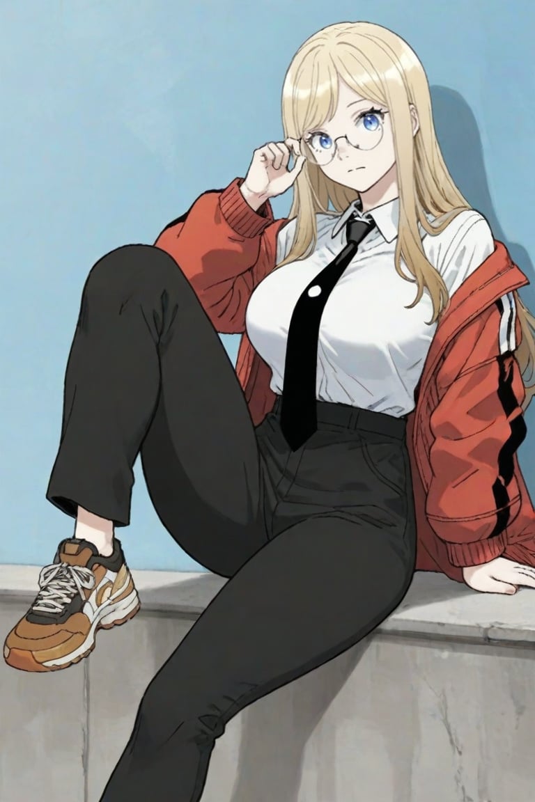 michiru_shiogama,  tall girl,  blonde hair by daretoku-2 on Tensor.Art