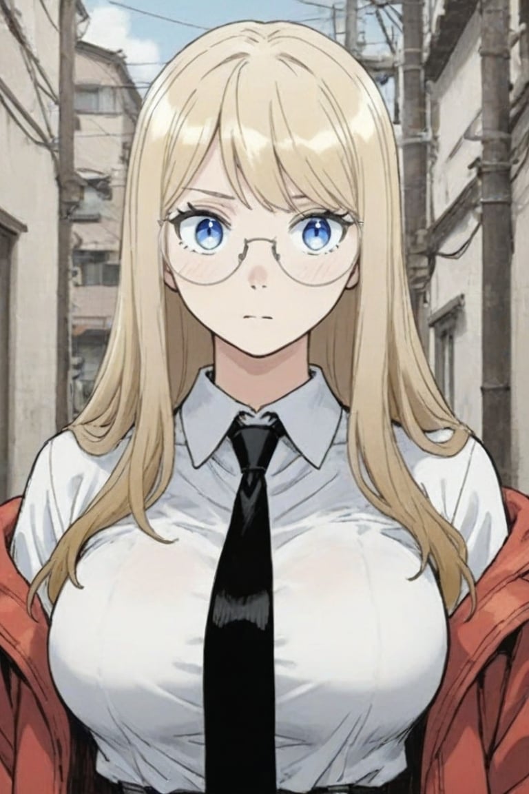 michiru_shiogama,  tall girl,  blonde hair by daretoku-2 on Tensor.Art