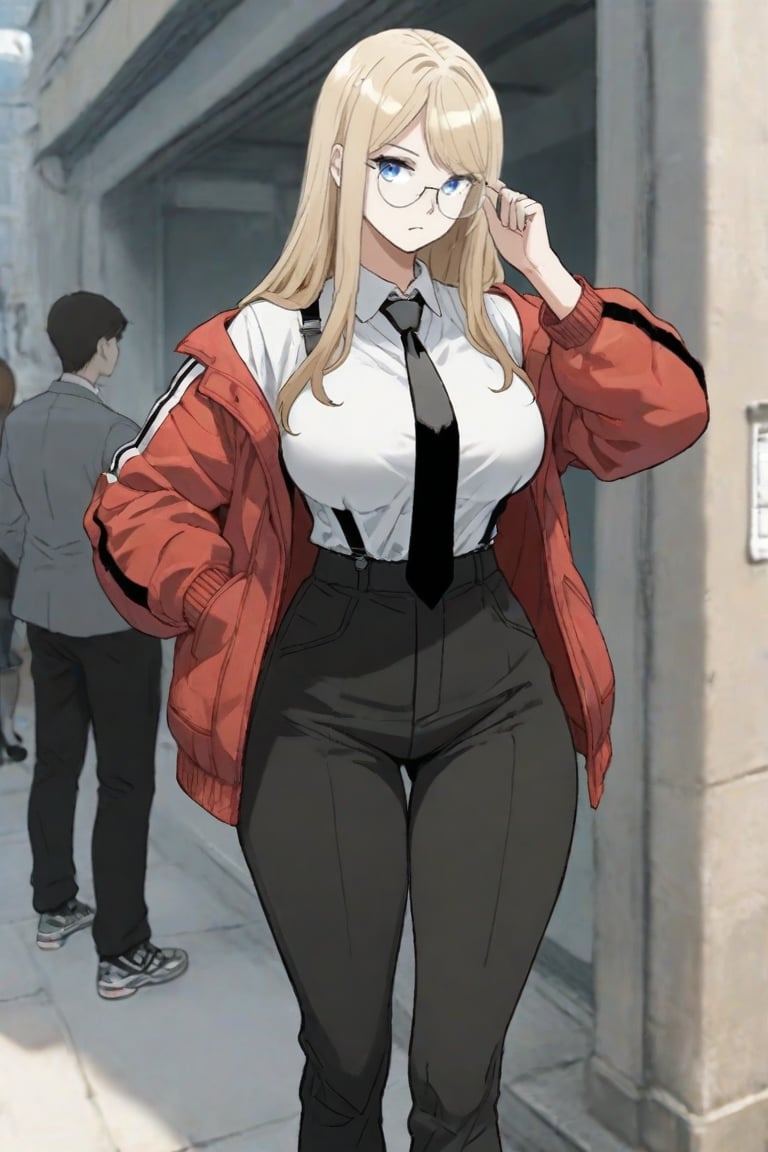 michiru_shiogama,  tall girl,  blonde hair by daretoku-2 on Tensor.Art