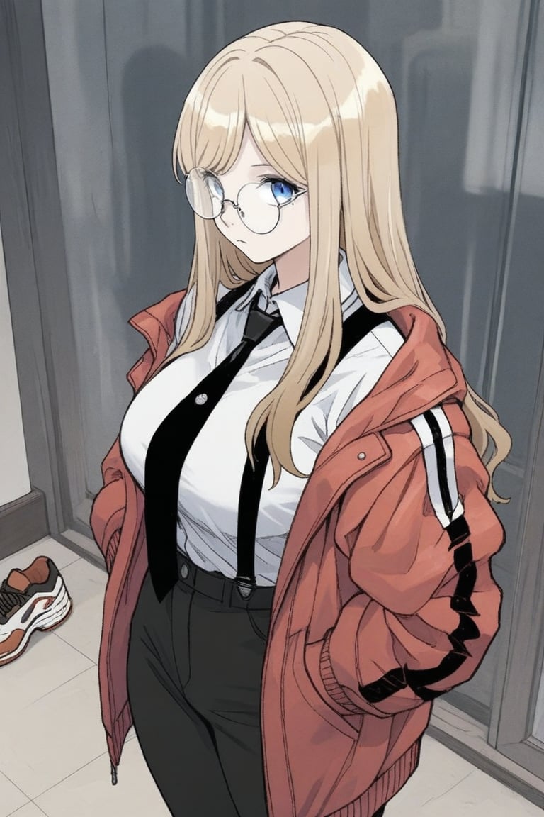 michiru_shiogama,  tall girl,  blonde hair by daretoku-2 on Tensor.Art