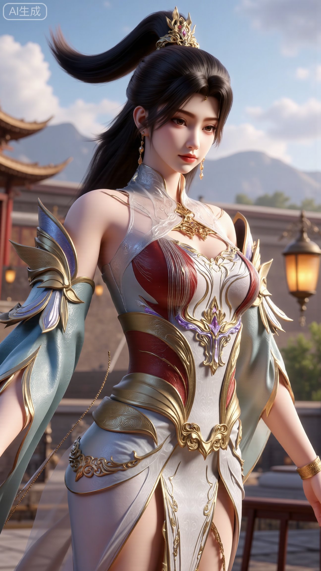 1 girl,  solo,  long hair by DeepBlue藍心 on Tensor.Art