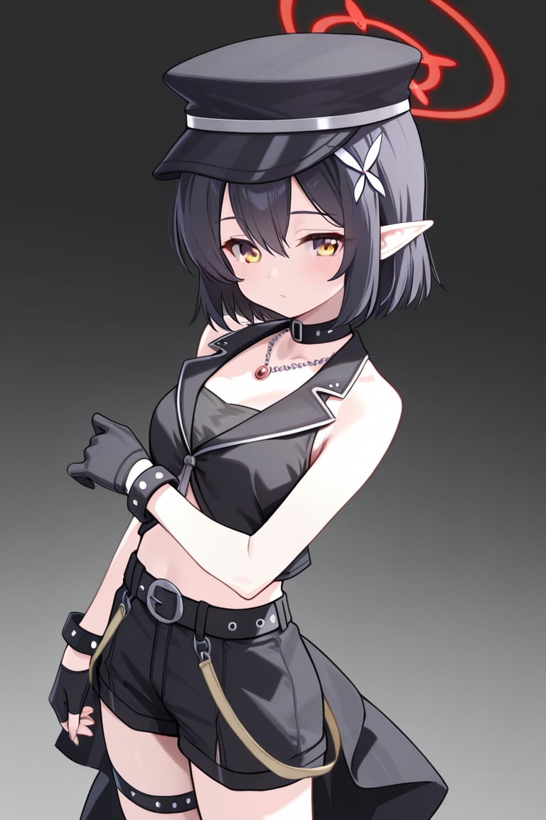 IdolAyane,  black hair,  ribbon by Am R on Tensor.Art