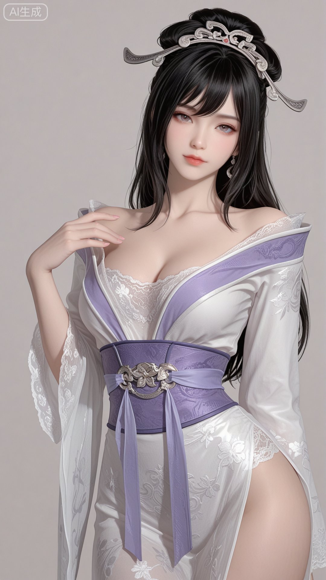 HL clothes,  white shirt,  solo by 月恋-❀ on Tensor.Art