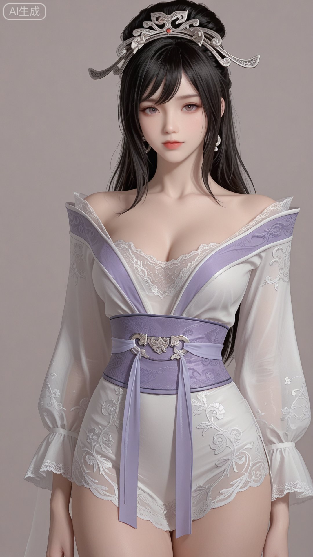 HL clothes,  white shirt,  solo by 月恋-❀ on Tensor.Art
