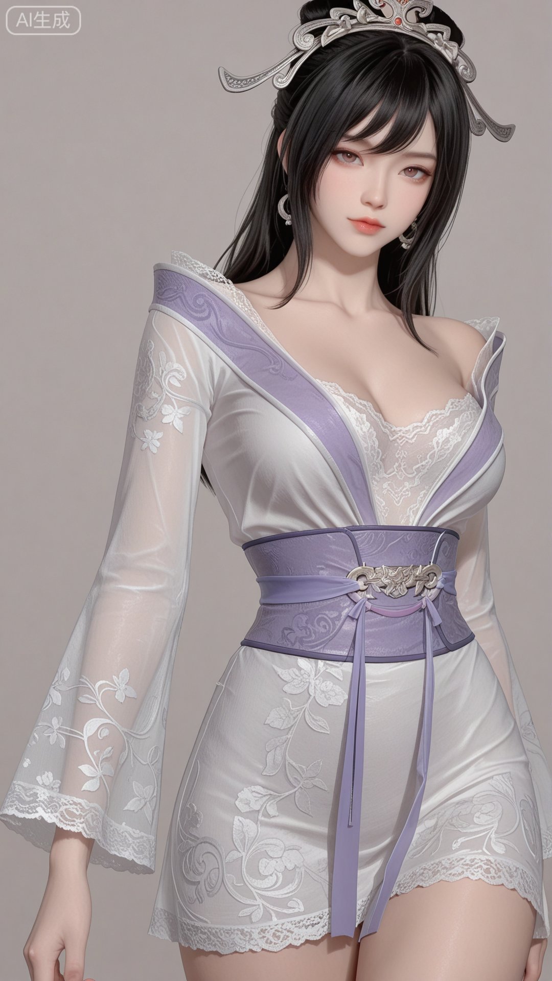 HL clothes,  white shirt,  solo by 月恋-❀ on Tensor.Art
