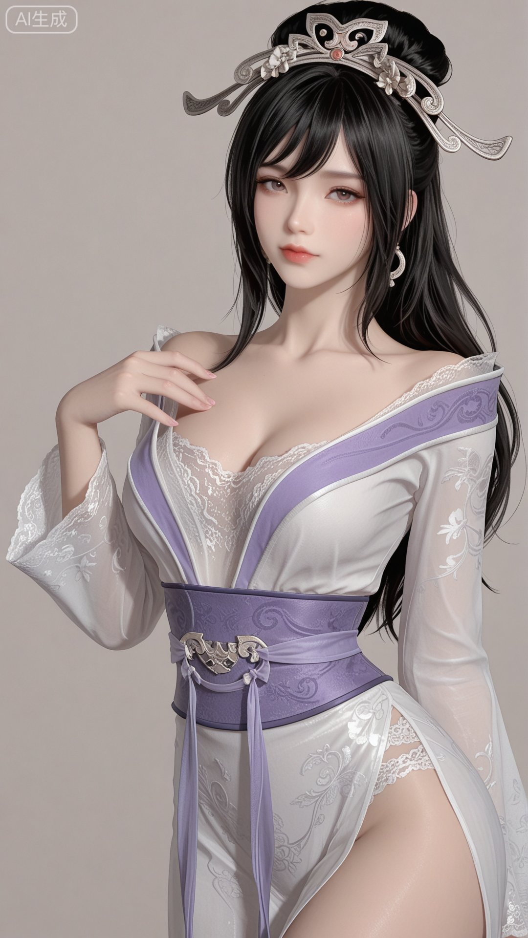 HL clothes,  white shirt,  solo by 月恋-❀ on Tensor.Art