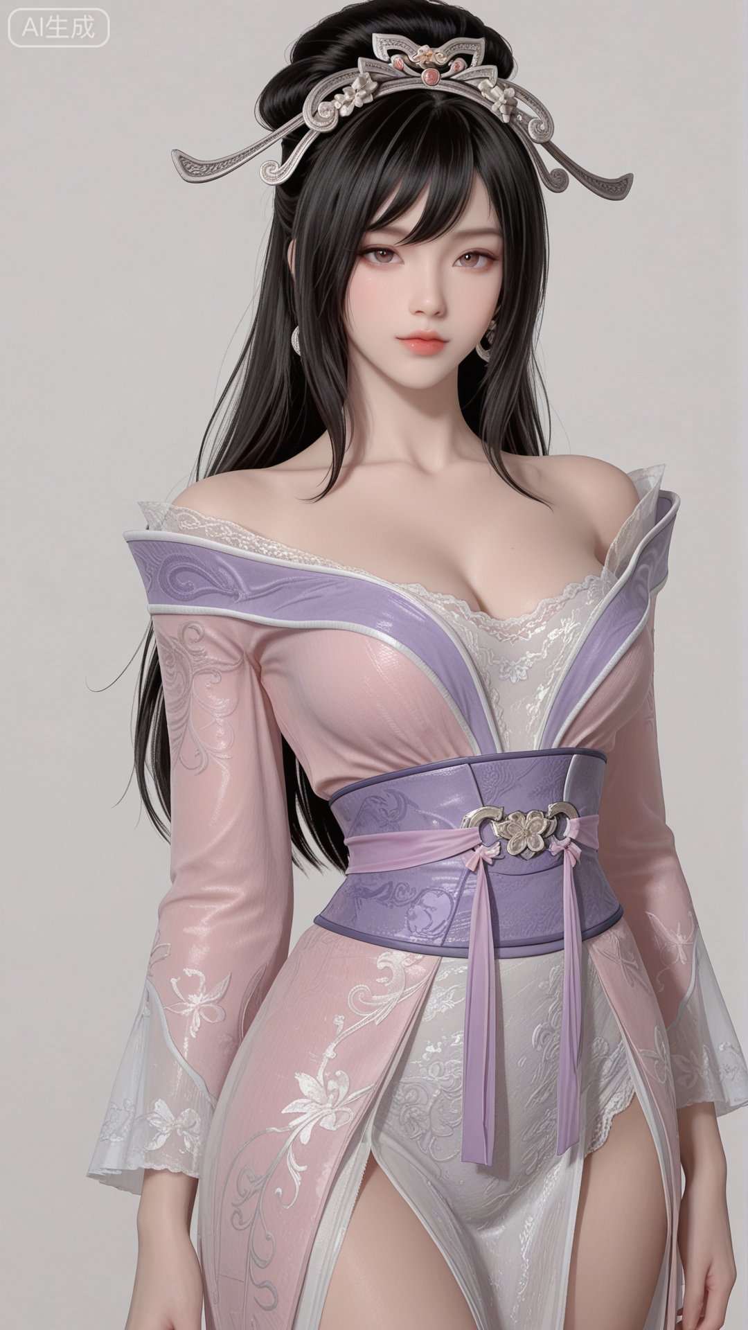 HL clothes,  solo,  exquisite skin by 月恋-❀ on Tensor.Art
