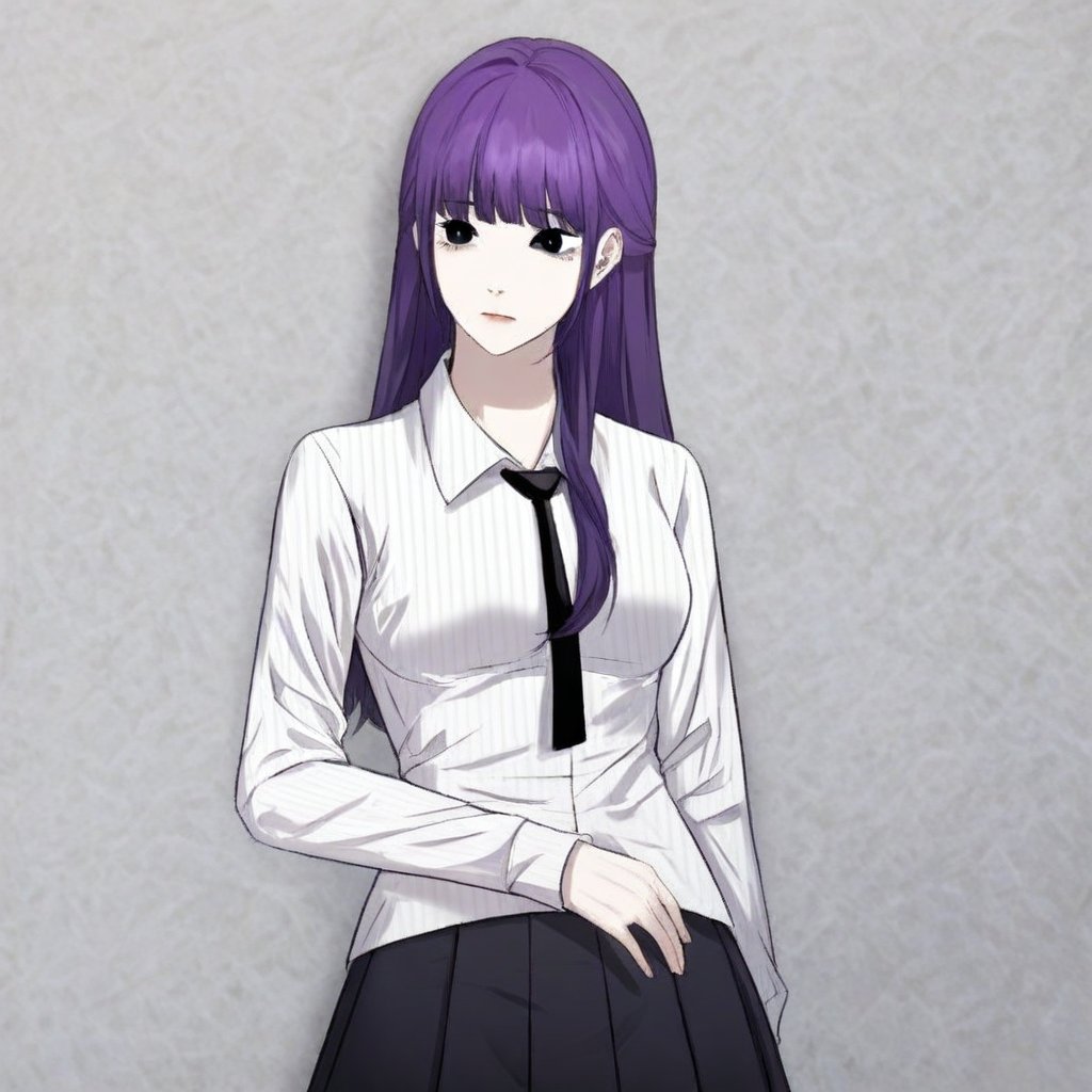 long hair,  bangs,  purple hair by Noah007 on Tensor.Art