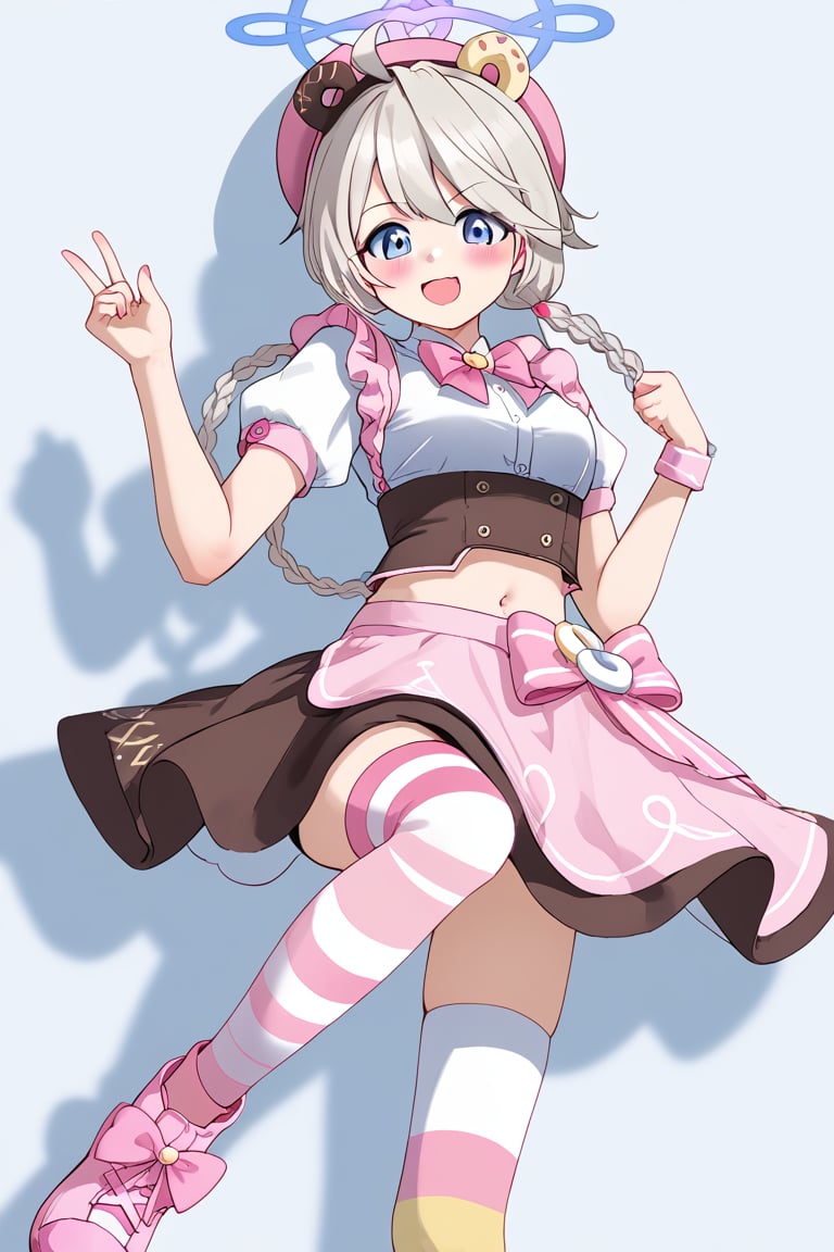 kirino \(idol\) \(blue archive\),  pink puffy short sleeves,  pink bow by Am R on Tensor.Art