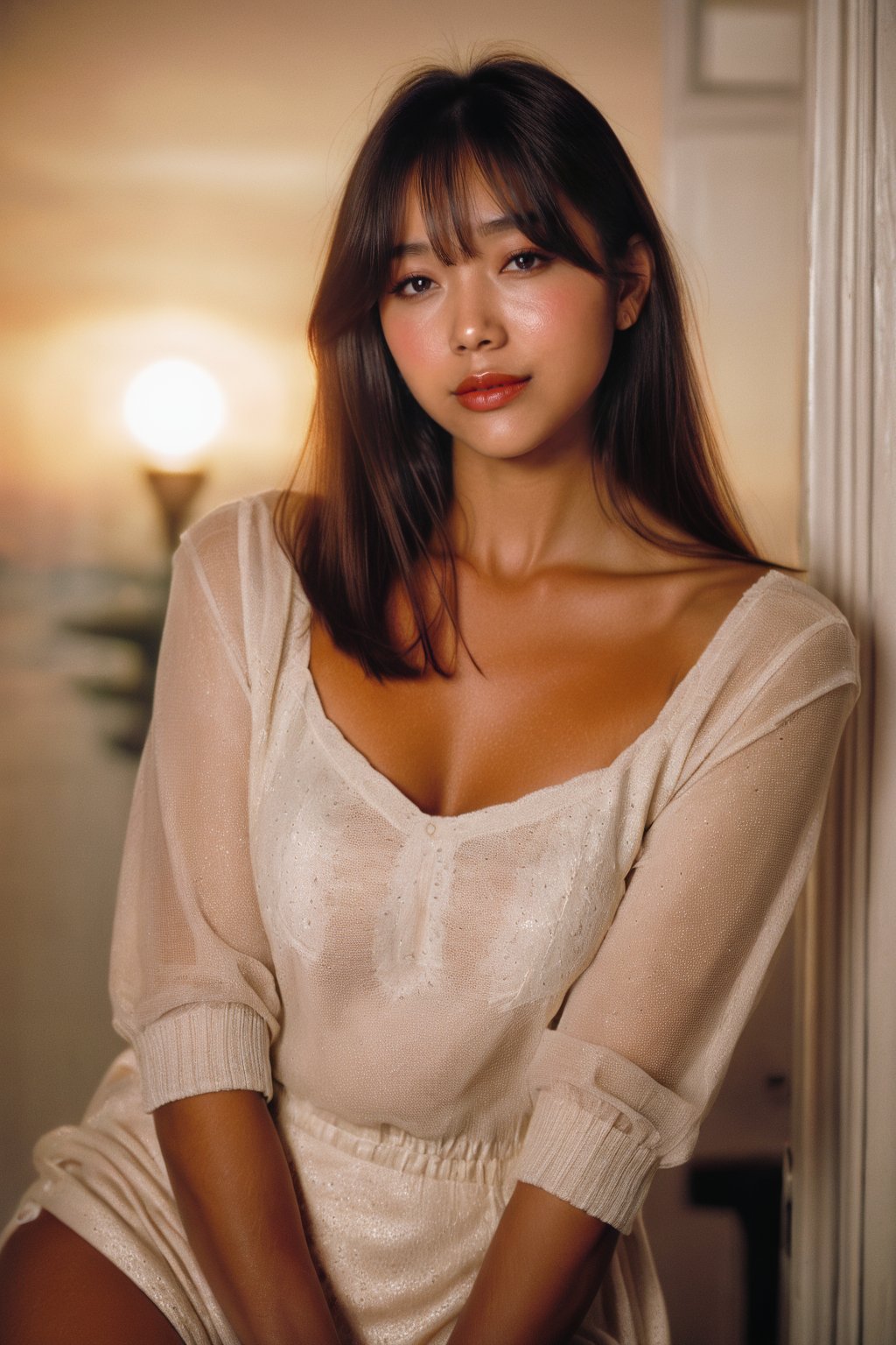 .......... (1girl,  solo),  90s Asian drama poster by *Devin* on Tensor.Art