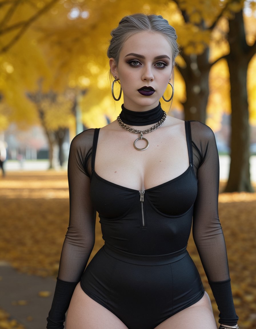 ehgothgirl3,  skating in the park, by Electric Dreams on Tensor.Art