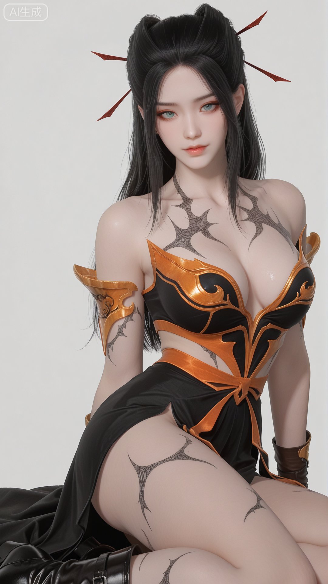 YLJ clothes,  solo,  exquisite skin by 月恋-❀ on Tensor.Art