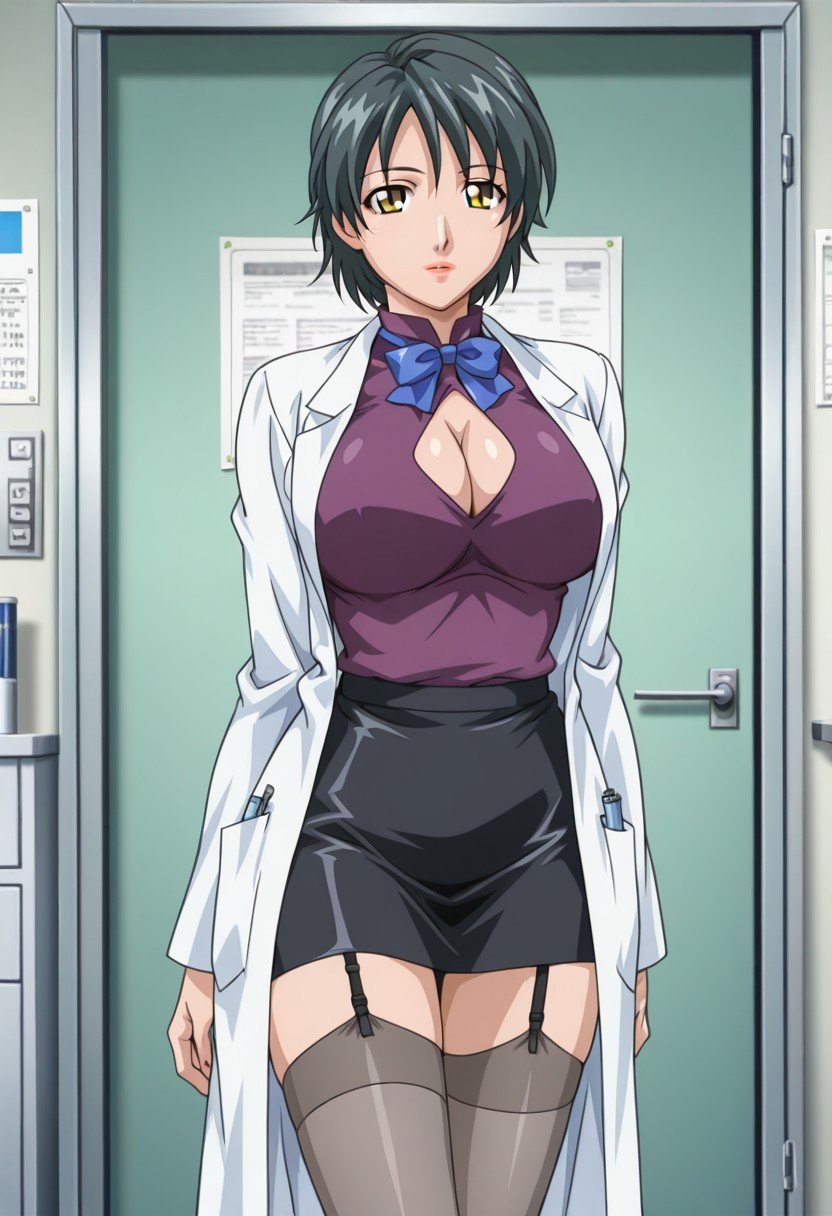 Minase Yukiko,  big breasts,  1girl by Kazsam on Tensor.Art