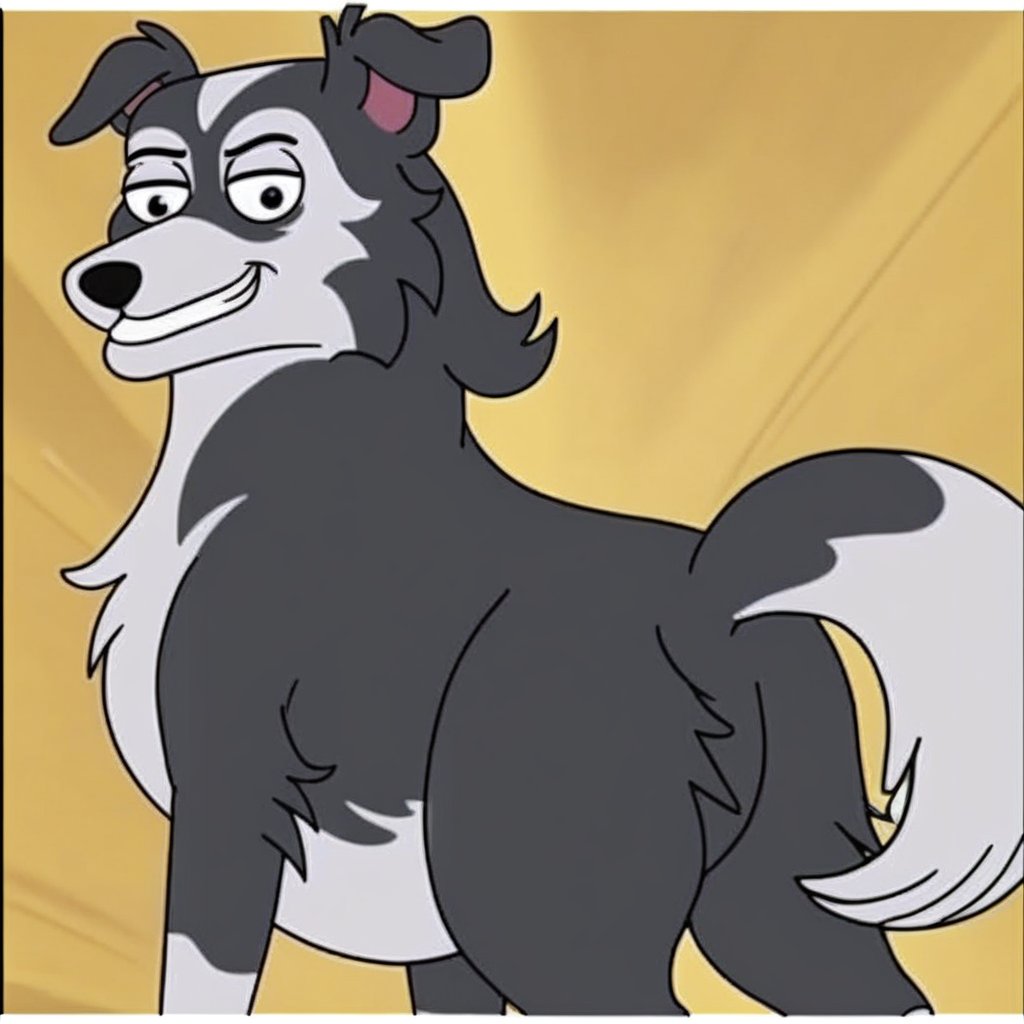 border collie bitch,  Feral,  solo by Xposing_Organisms on Tensor.Art