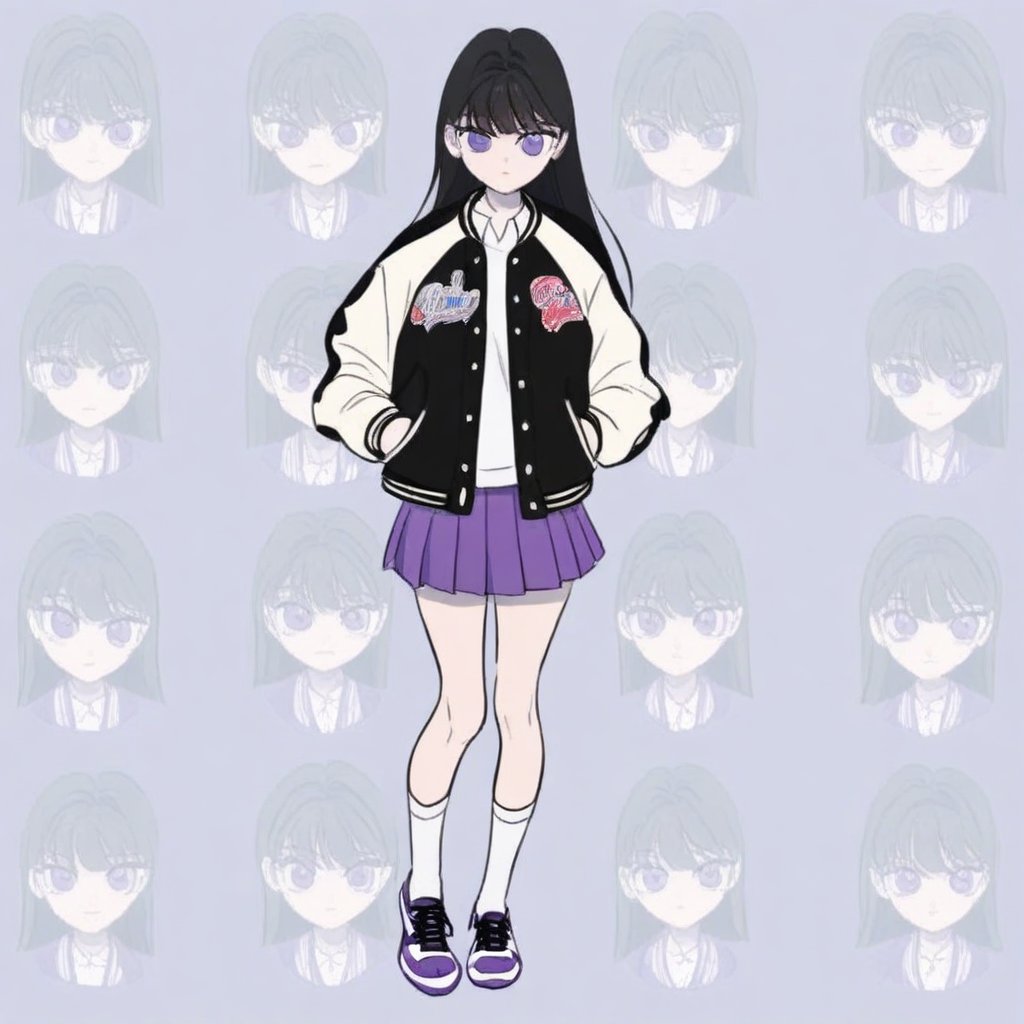 long hair,  bangs,  purple eyes by Noah007 on Tensor.Art