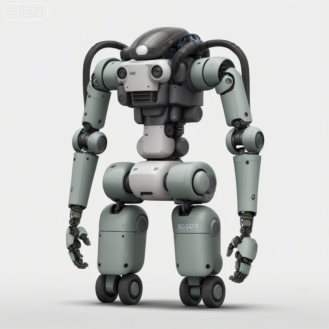 a Robot product design,  solo,  simple background by 宝拉熊 on Tensor.Art
