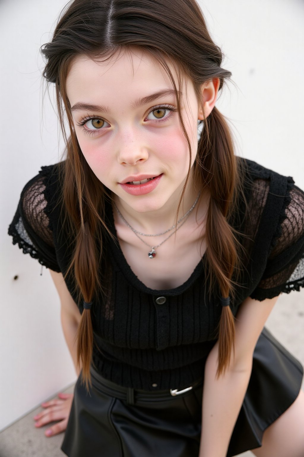 A hyper photorealistic girl,  capturing intricate details of her eyes,  eyelashes by Namian on Tensor.Art