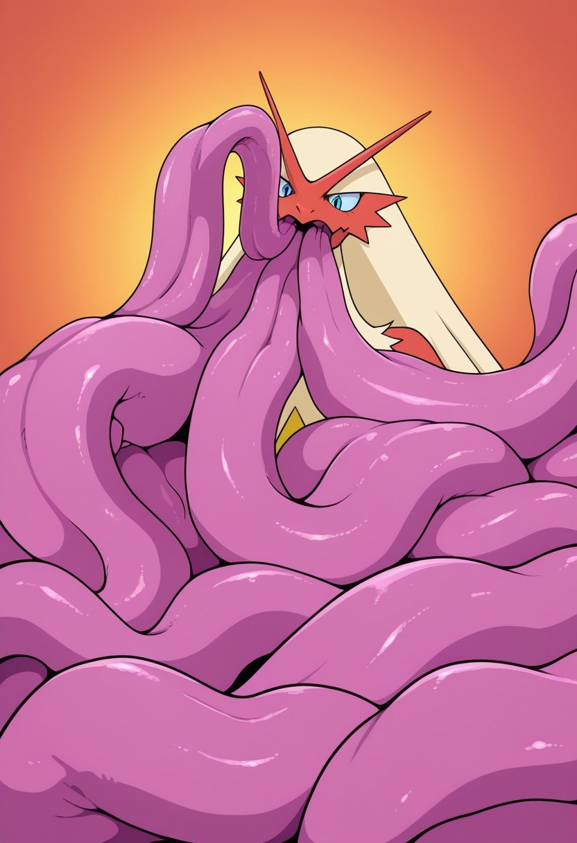Blaziken,  hyper tongue,  long tongue by せびさん on Tensor.Art