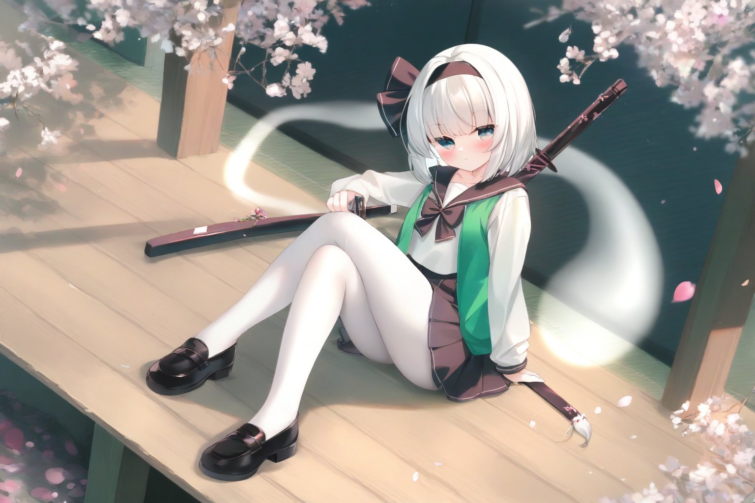 chen_bin,  konpaku youmu,  konpaku youmu \(ghost\) by 13ep on Tensor.Art