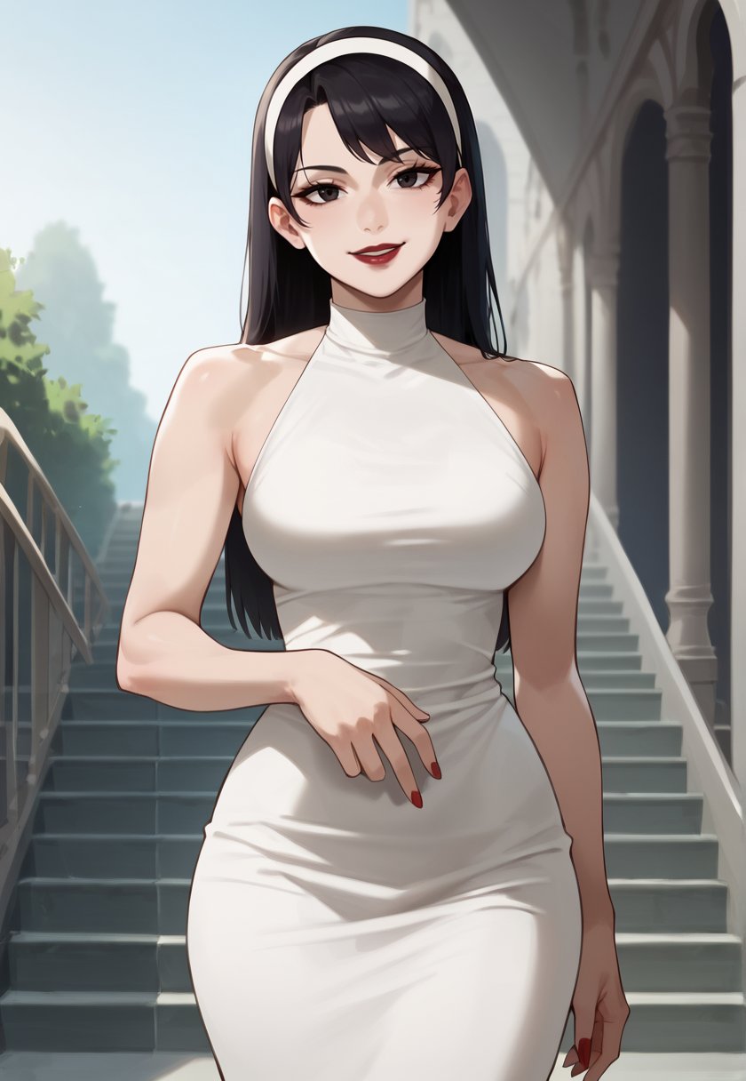 (looking at viewer,  smile,  solo by SoLegiT on Tensor.Art