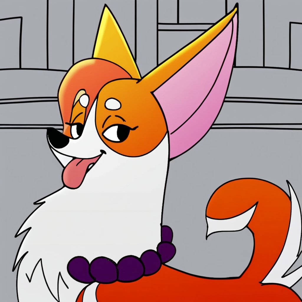 madam corgi,  feral,  solo by Xposing_Organisms on Tensor.Art