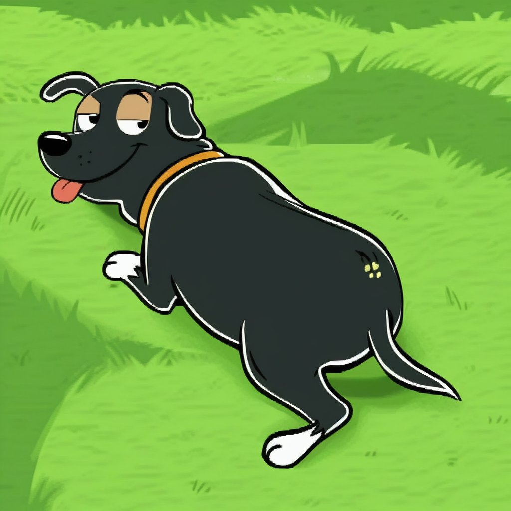 Star the number six mutt,  feral,  orange collar by Xposing_Organisms on Tensor.Art