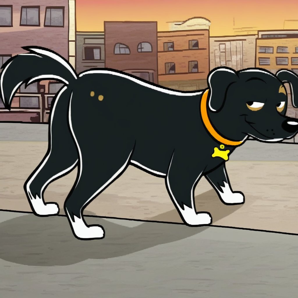 Star the number six mutt,  feral,  solo by Xposing_Organisms on Tensor.Art