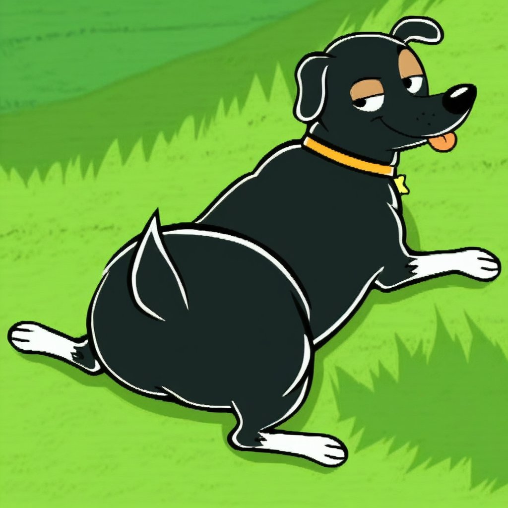 Star the number six mutt,  feral,  orange collar by Xposing_Organisms on Tensor.Art