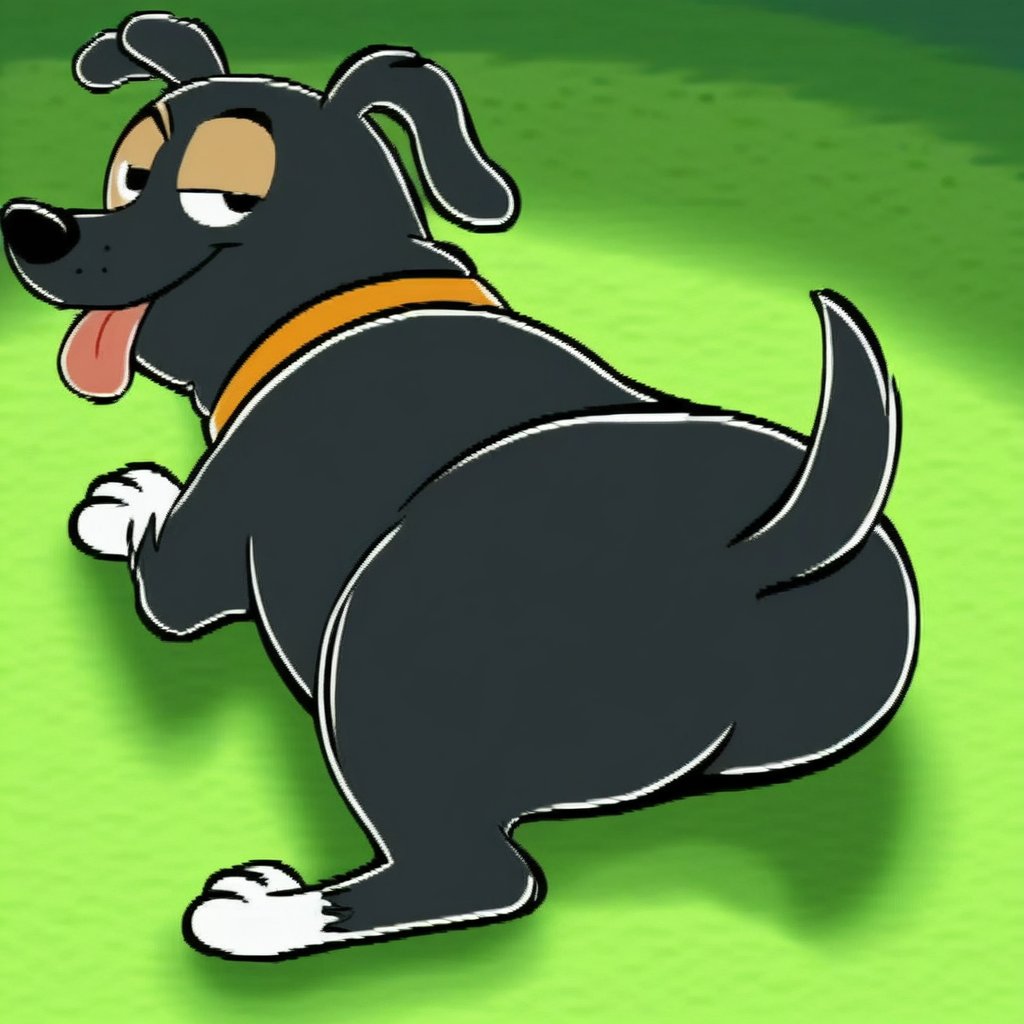 Star the number six mutt,  feral,  orange collar by Xposing_Organisms on Tensor.Art