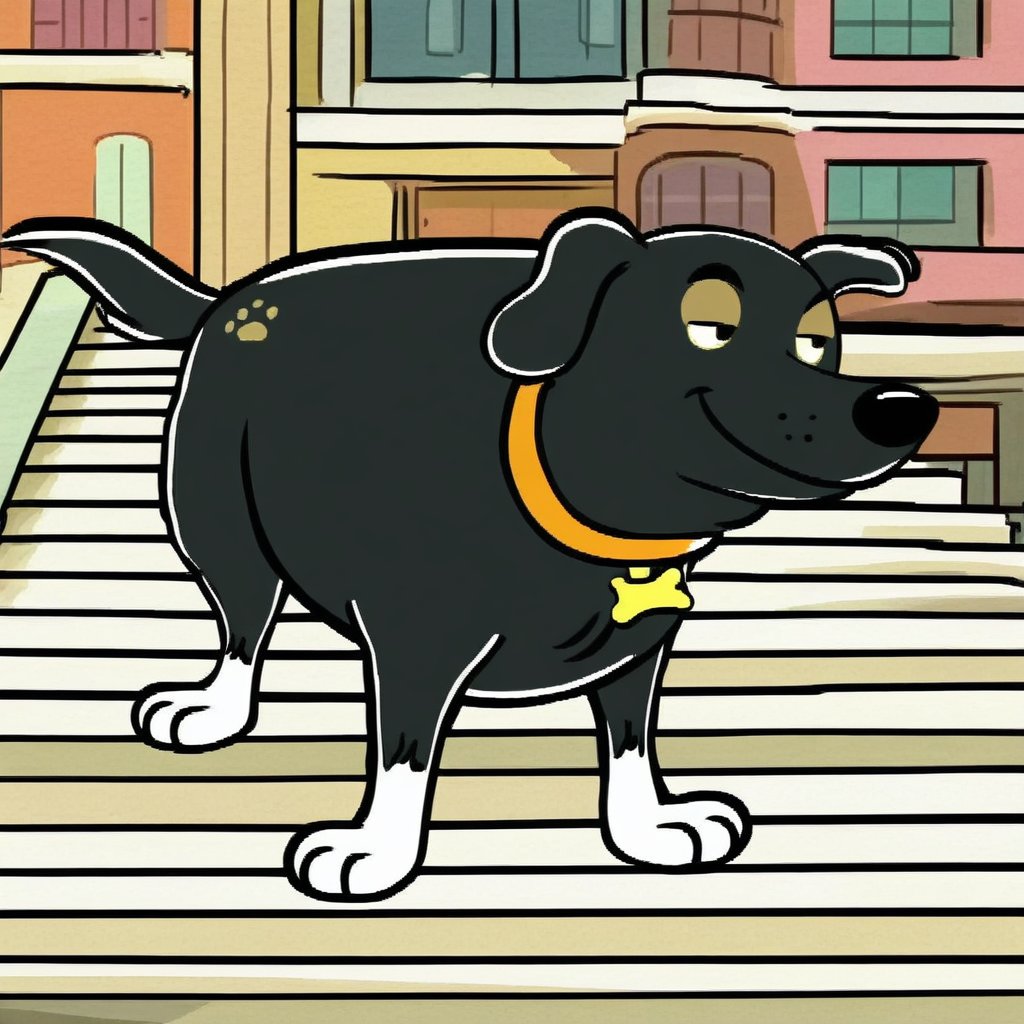 Star the number six mutt,  feral,  solo by Xposing_Organisms on Tensor.Art