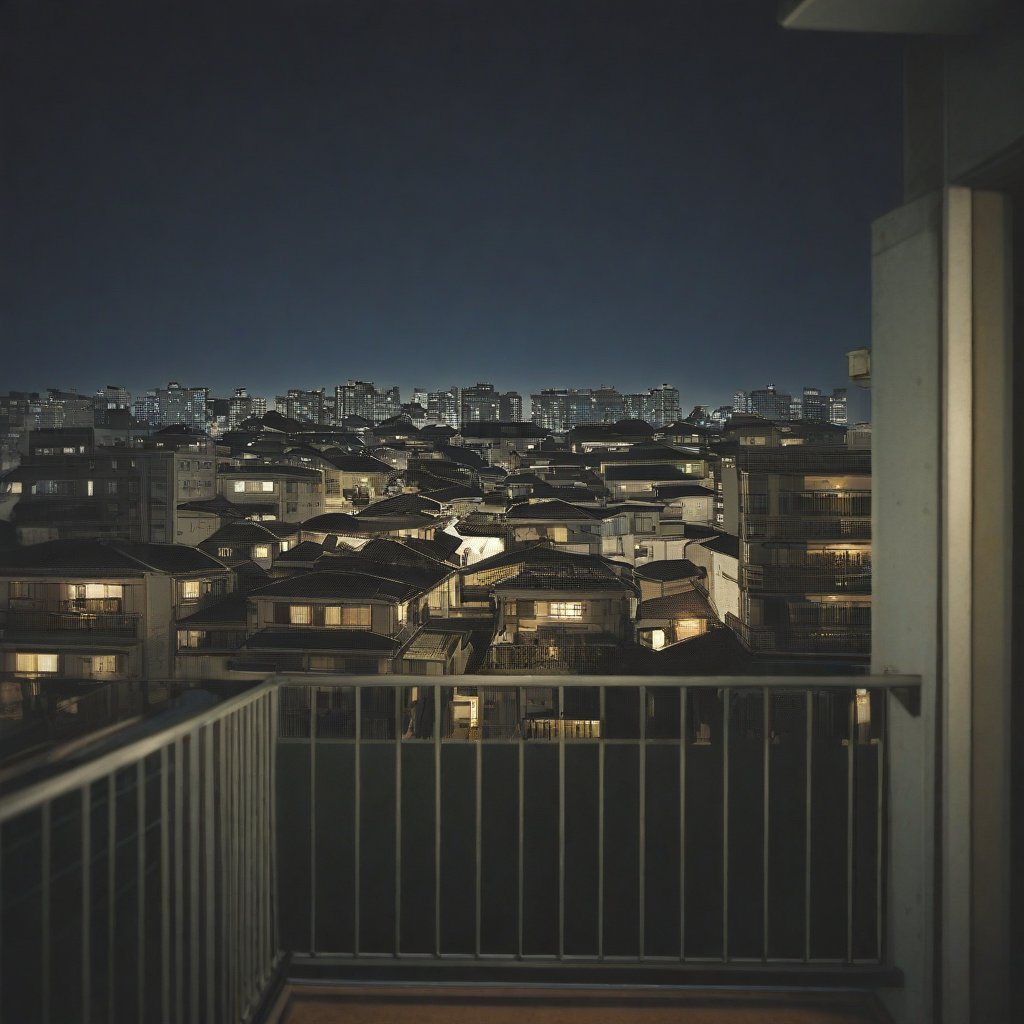 balcony,  ,  building by MMMW on Tensor.Art