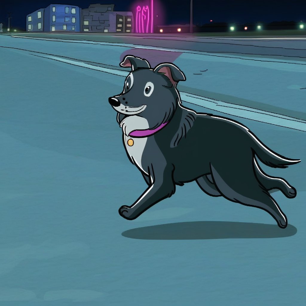 ruby border collie,  feral,  solo by Xposing_Organisms on Tensor.Art